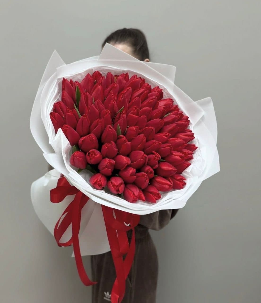 101 бордовый Тюльпан - изображение 1