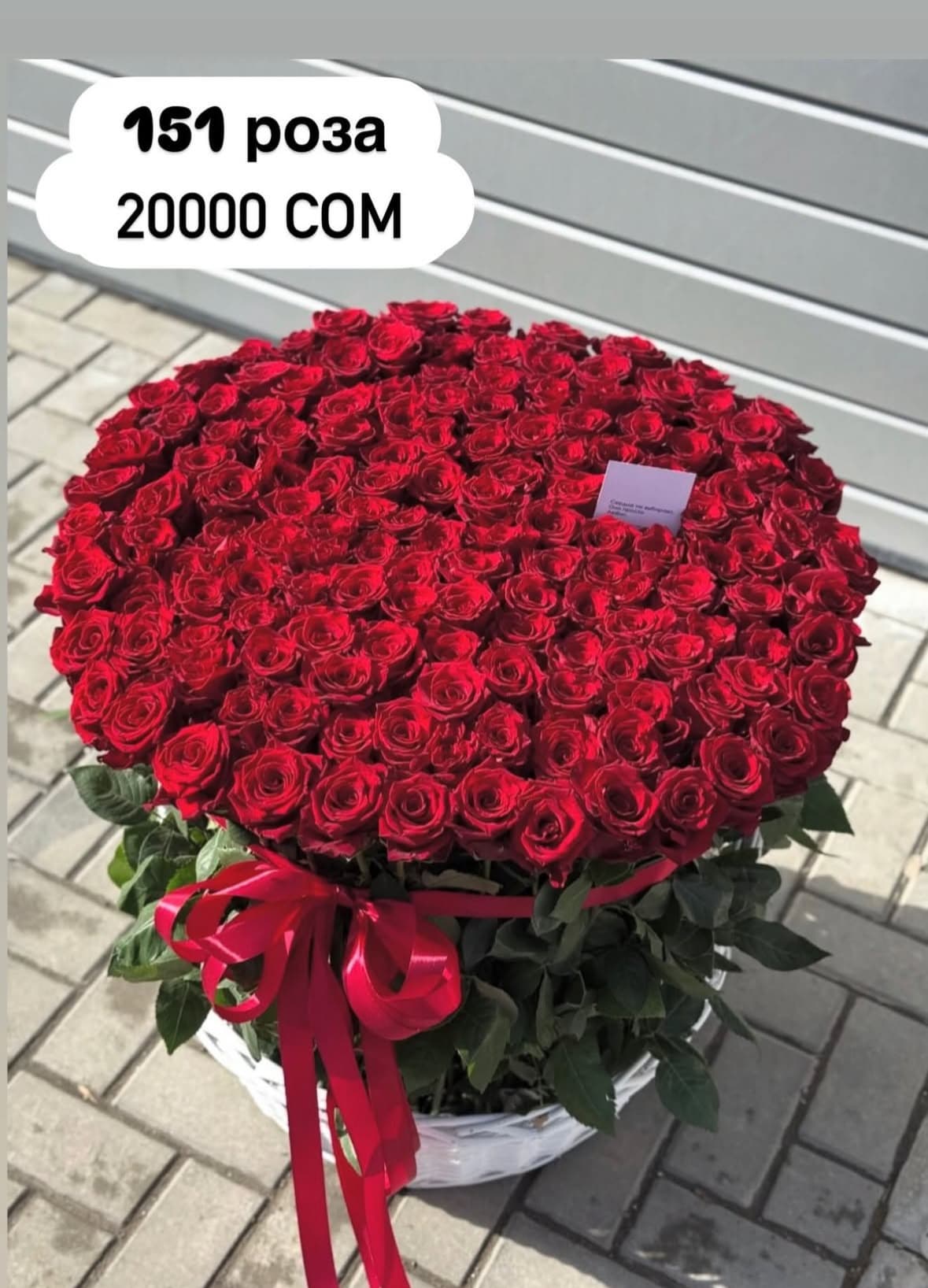 151-красная роза 70см - изображение 1